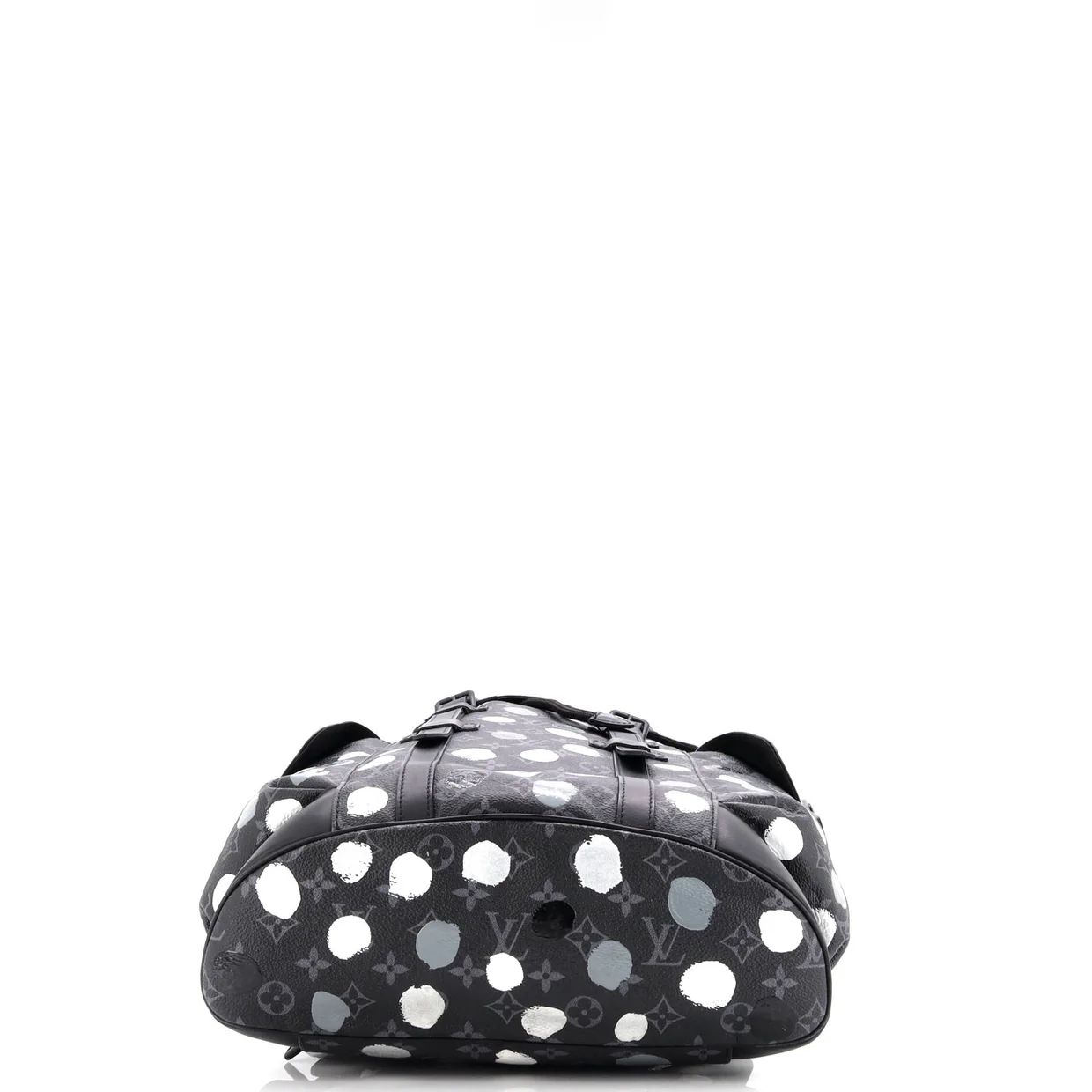 Christopher Backpack Yayoi Kusama Painted Dots Monogram Eclipse Canvas MM - Deep Luxury
