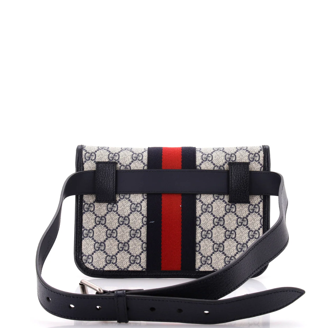 Ophidia Flap Belt Bag GG Coated Canvas - Deep Luxury