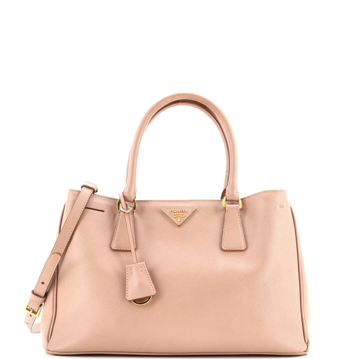 Lux Open Tote Saffiano Leather Medium - Deep Luxury