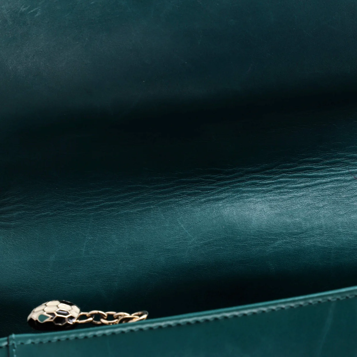 Serpenti Forever Square Shoulder Bag Leather Large - Deep Luxury