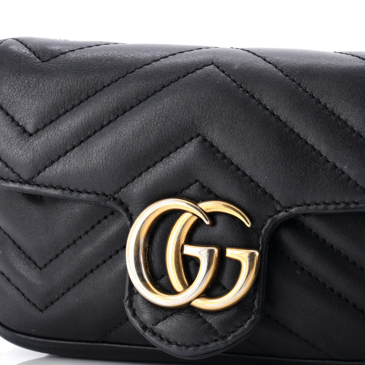 GG Marmont Flap Bag Matelasse Leather Super Mini - Deep Luxury