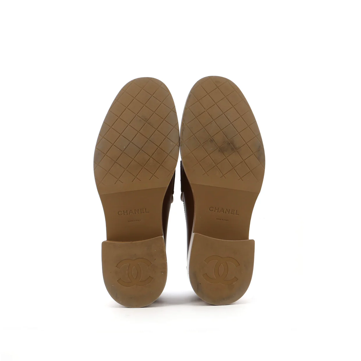 Women's CC Platform Loafers Leather - Deep Luxury