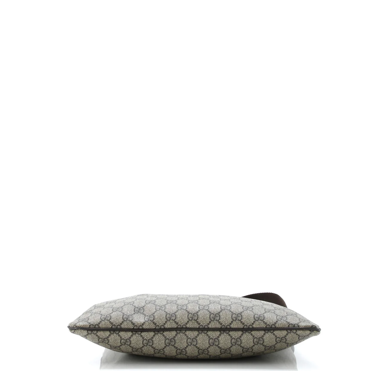Zip Top Messenger Bag GG Coated Canvas Large - Deep Luxury