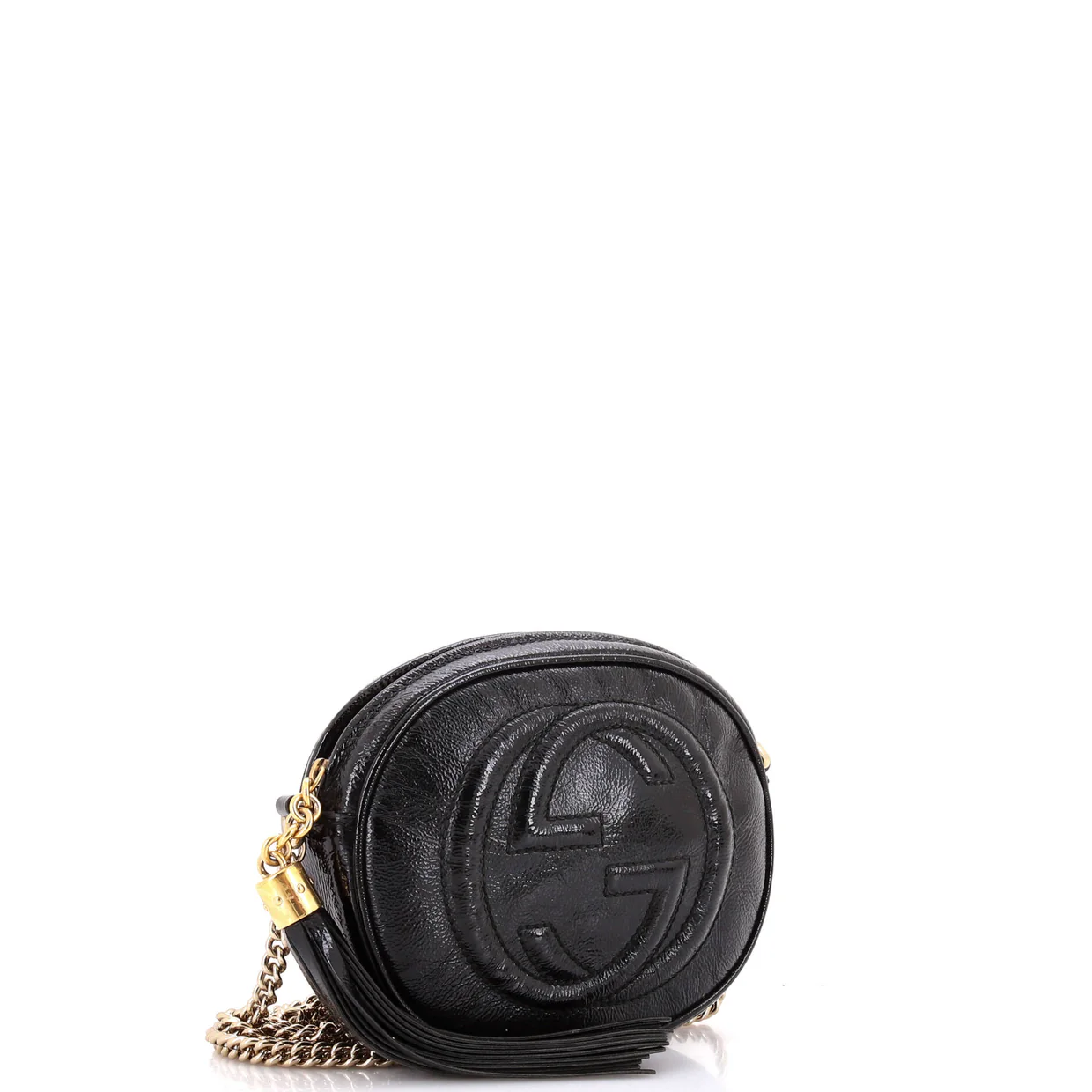 Soho Chain Bag Patent Mini - Deep Luxury