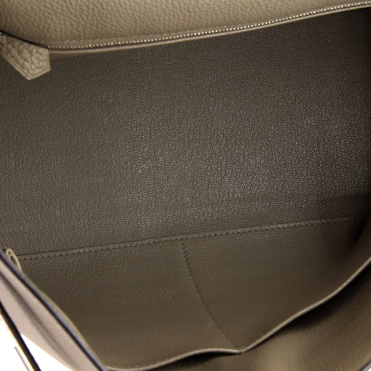 Kelly Handbag Grey Togo with Palladium Hardware 32 - Deep Luxury