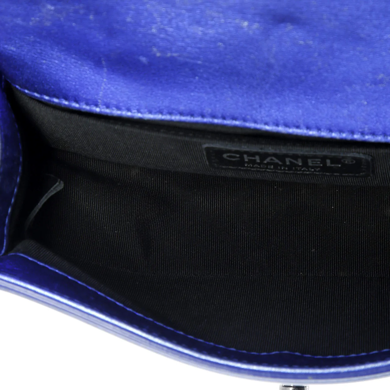Boy Flap Bag Quilted Patent Small - Deep Luxury