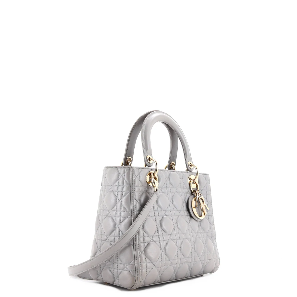 Lady Dior Bag Cannage Quilt Lambskin Medium - Deep Luxury