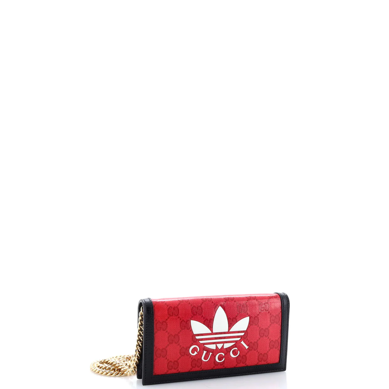 x adidas Wallet on Chain GG Coated Canvas - Deep Luxury