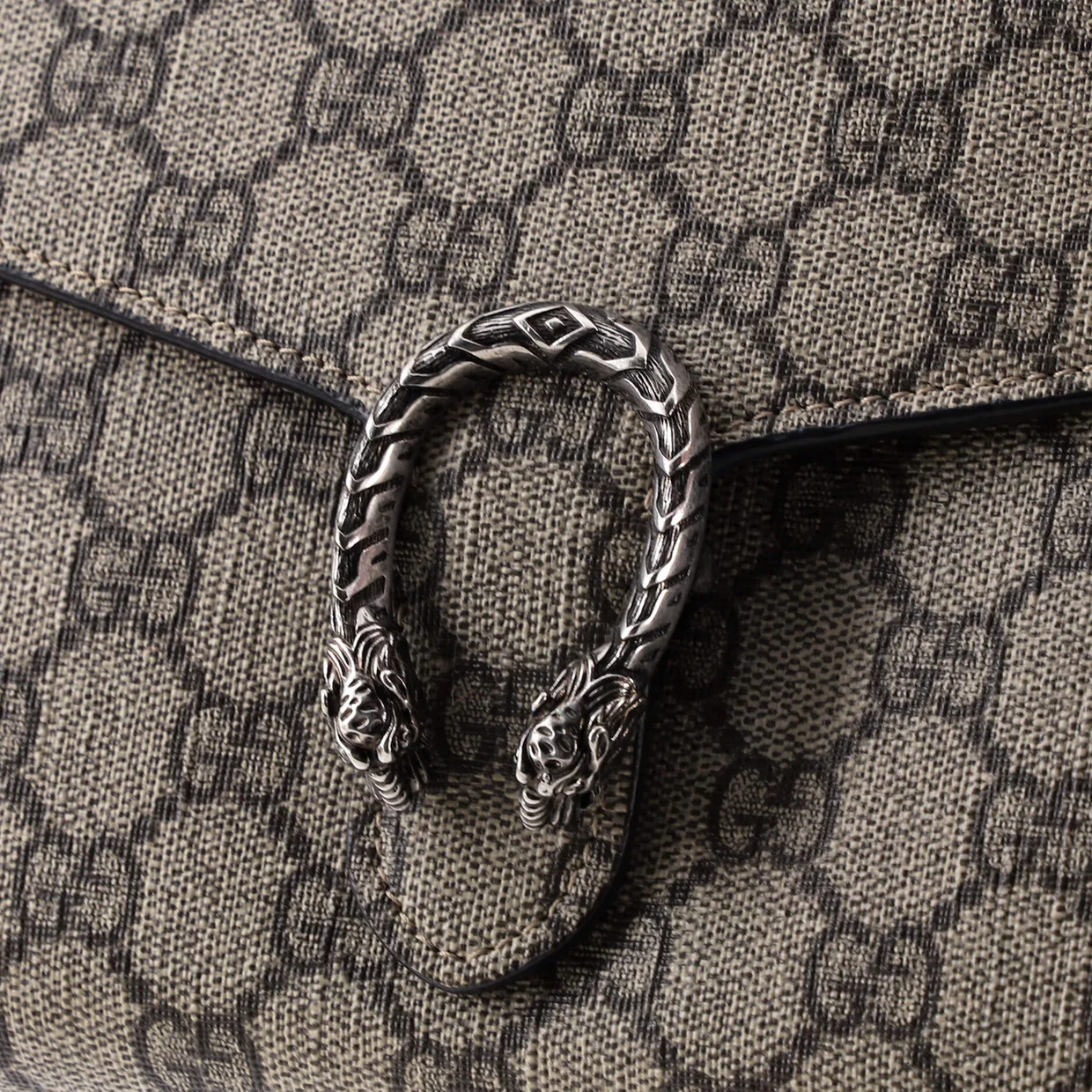 Dionysus Chain Wallet GG Coated Canvas Small - Deep Luxury