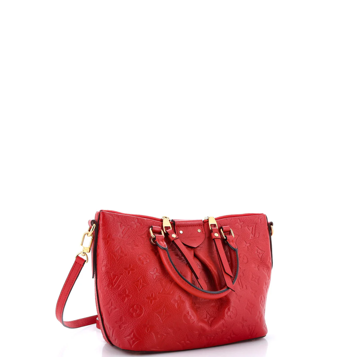 Mazarine Handbag Monogram Empreinte Leather PM - Deep Luxury