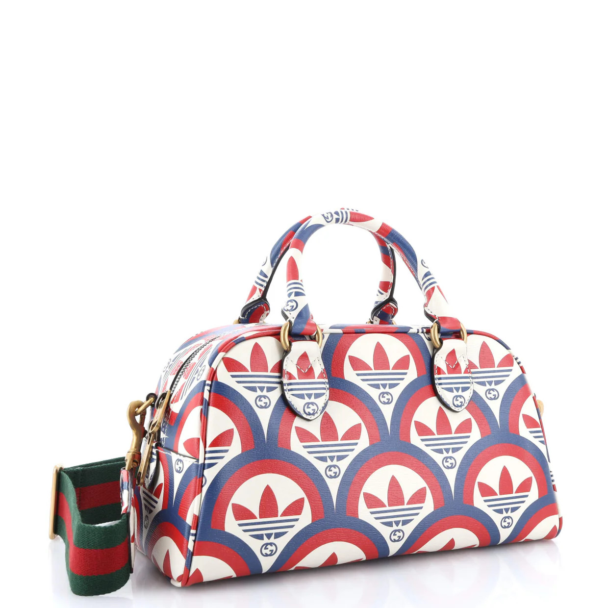 x adidas Duffle Bag Printed Leather Mini - Deep Luxury