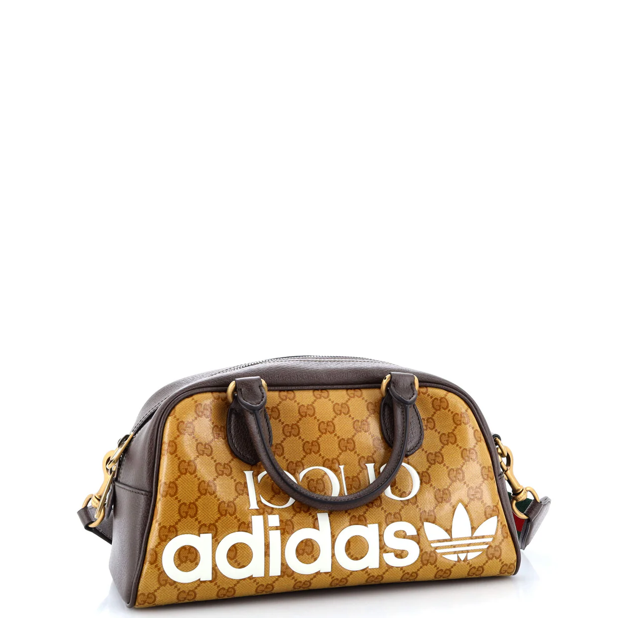 x adidas Duffle Bag GG Coated Canvas Mini - Deep Luxury