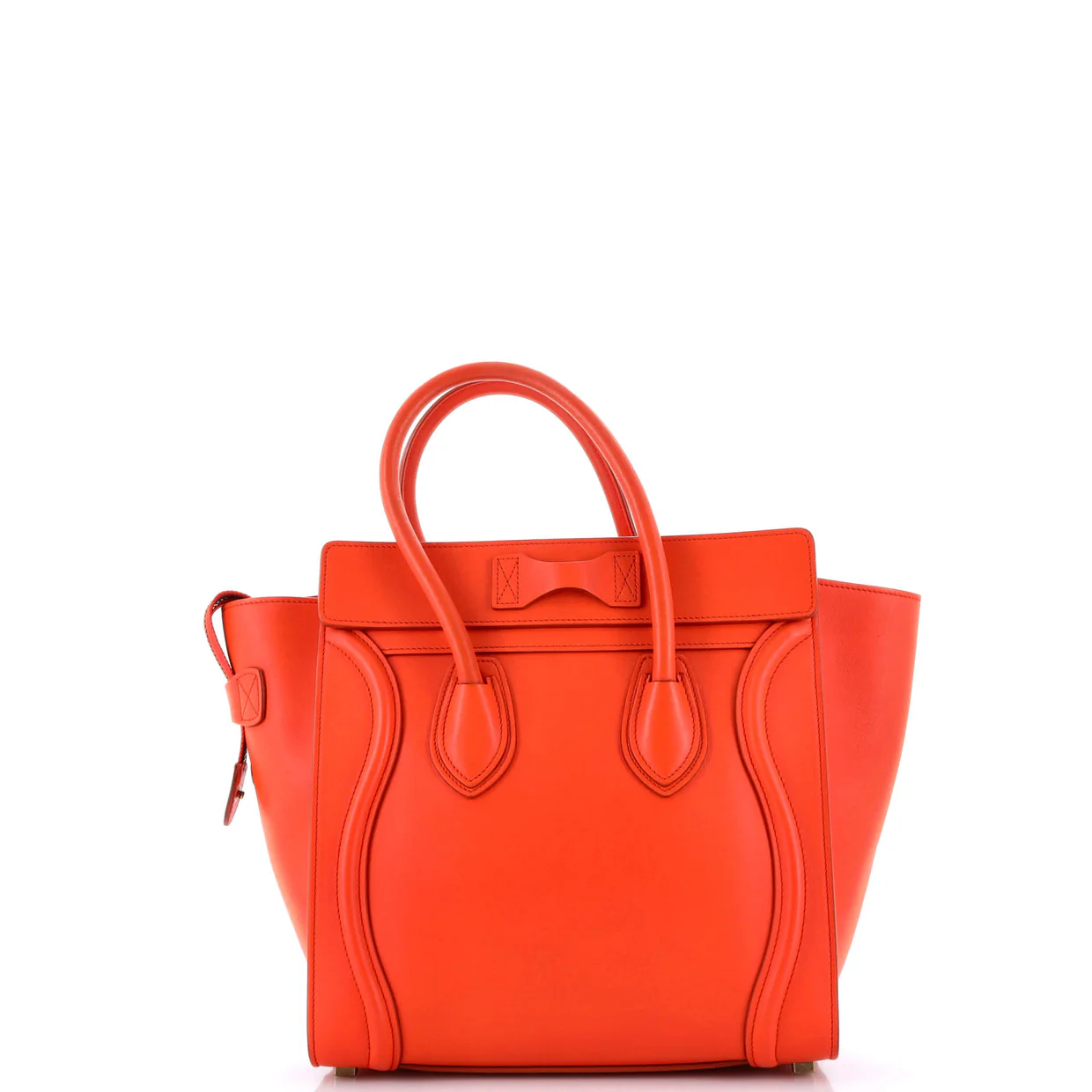 Luggage Bag Smooth Leather Micro - Deep Luxury