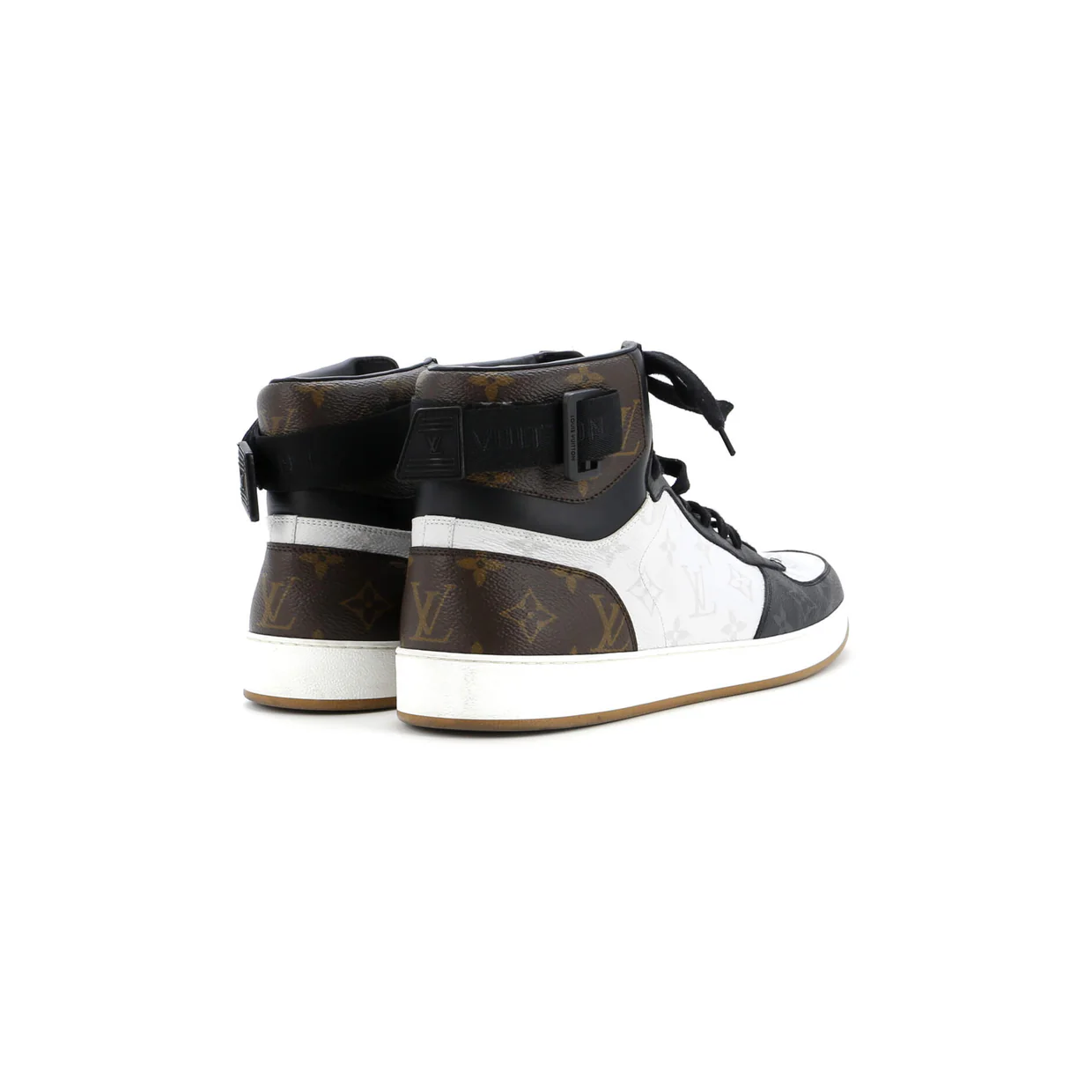Men's Rivoli Sneaker Boots Monogram Canvas with Leather - Deep Luxury