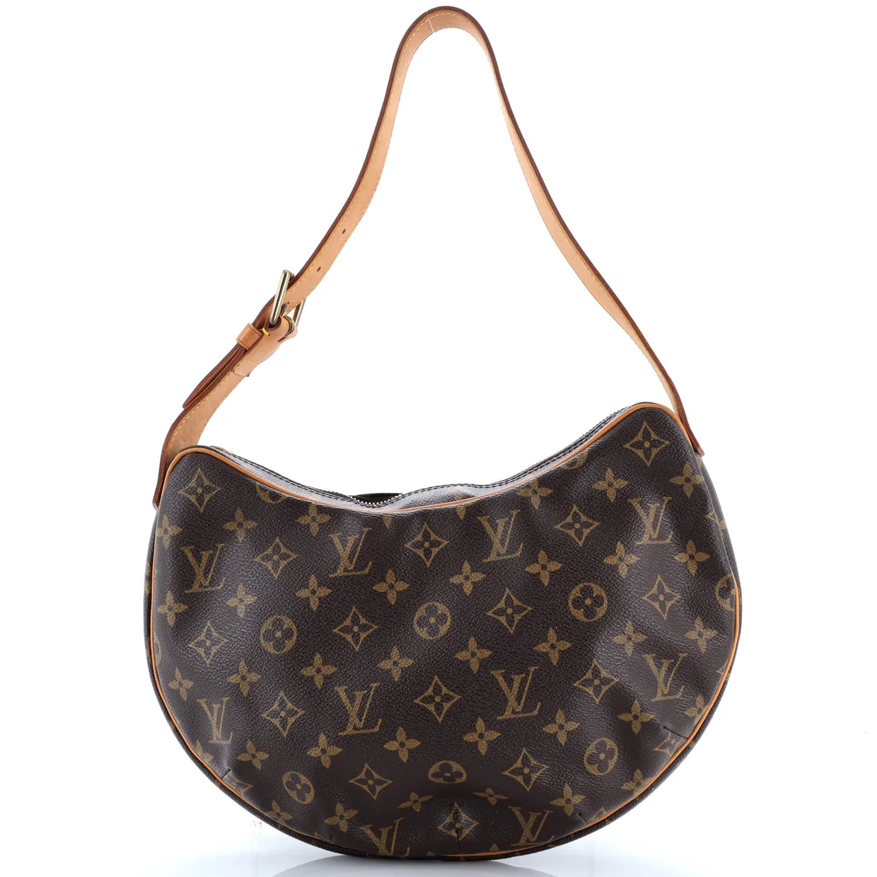 Croissant Handbag Monogram Canvas PM - Deep Luxury