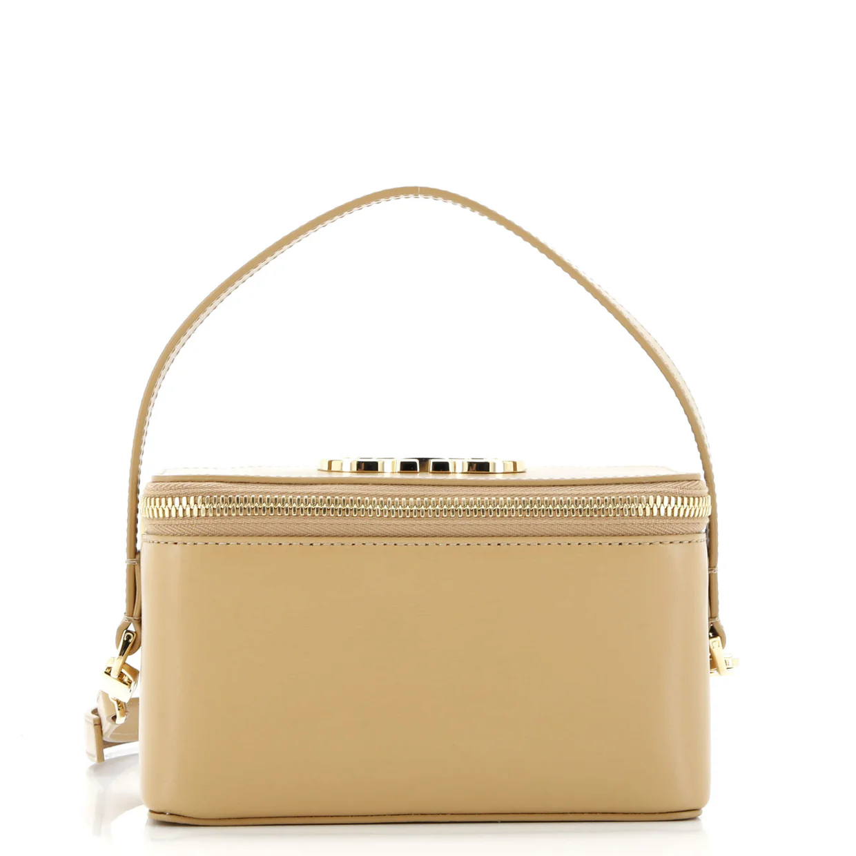 Gancini Vanity Case Leather - Deep Luxury