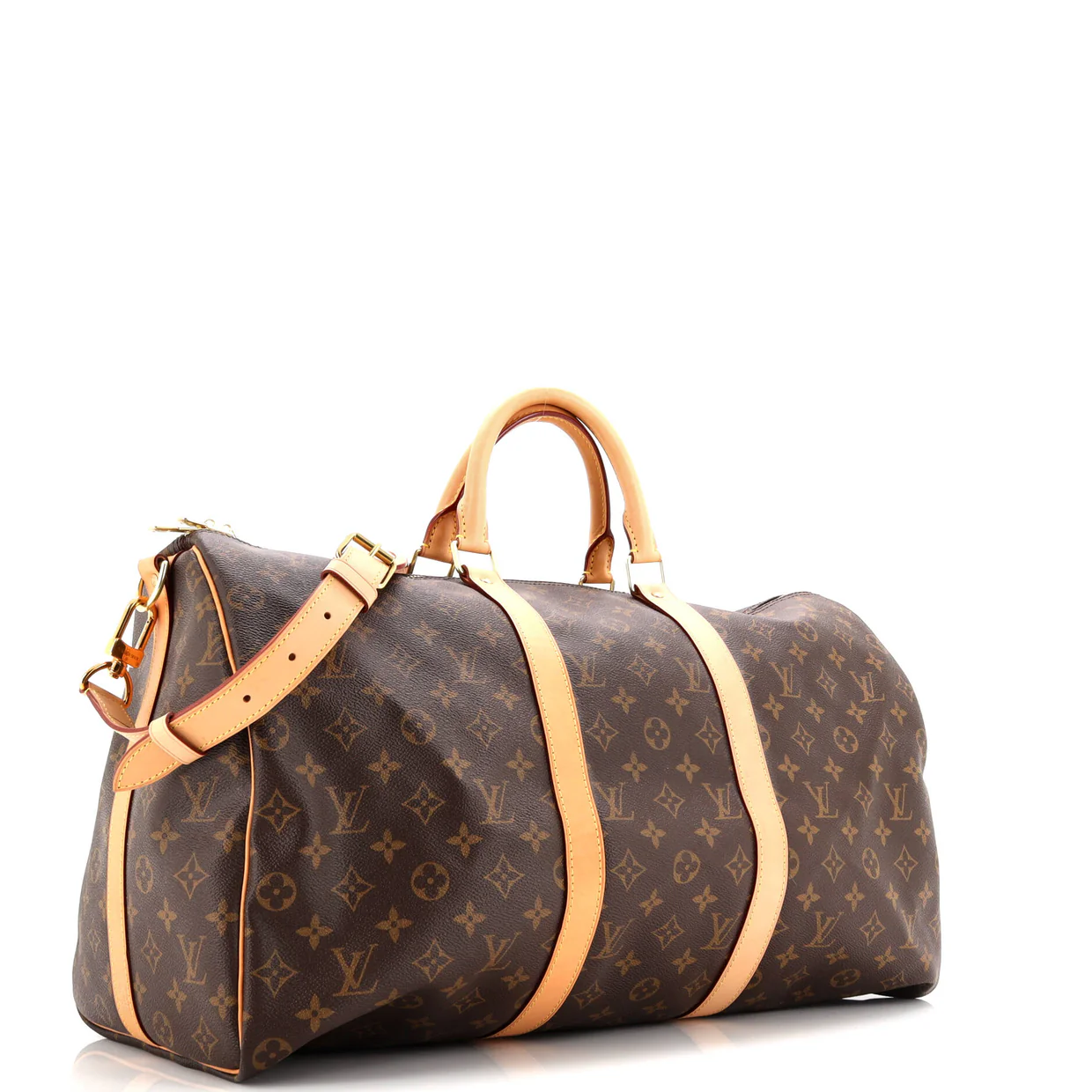 Keepall Bandouliere Bag Monogram Canvas 50 - Deep Luxury