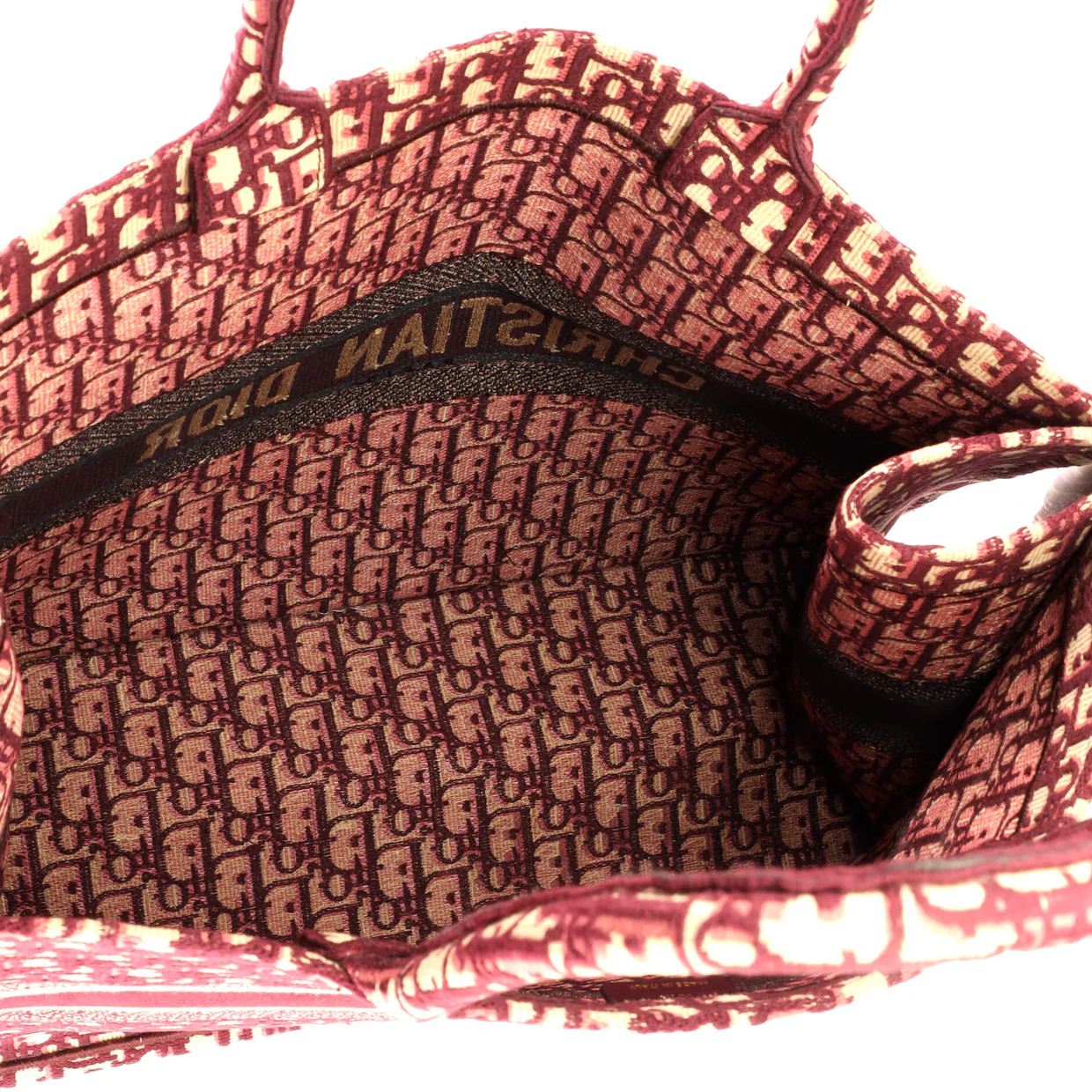 Book Tote Oblique Canvas Large - Deep Luxury