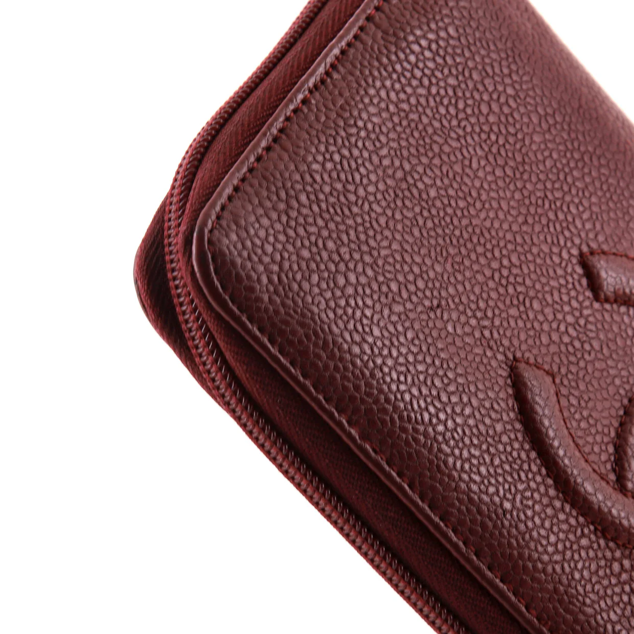 Timeless CC Zipped Wallet Caviar Long - Deep Luxury