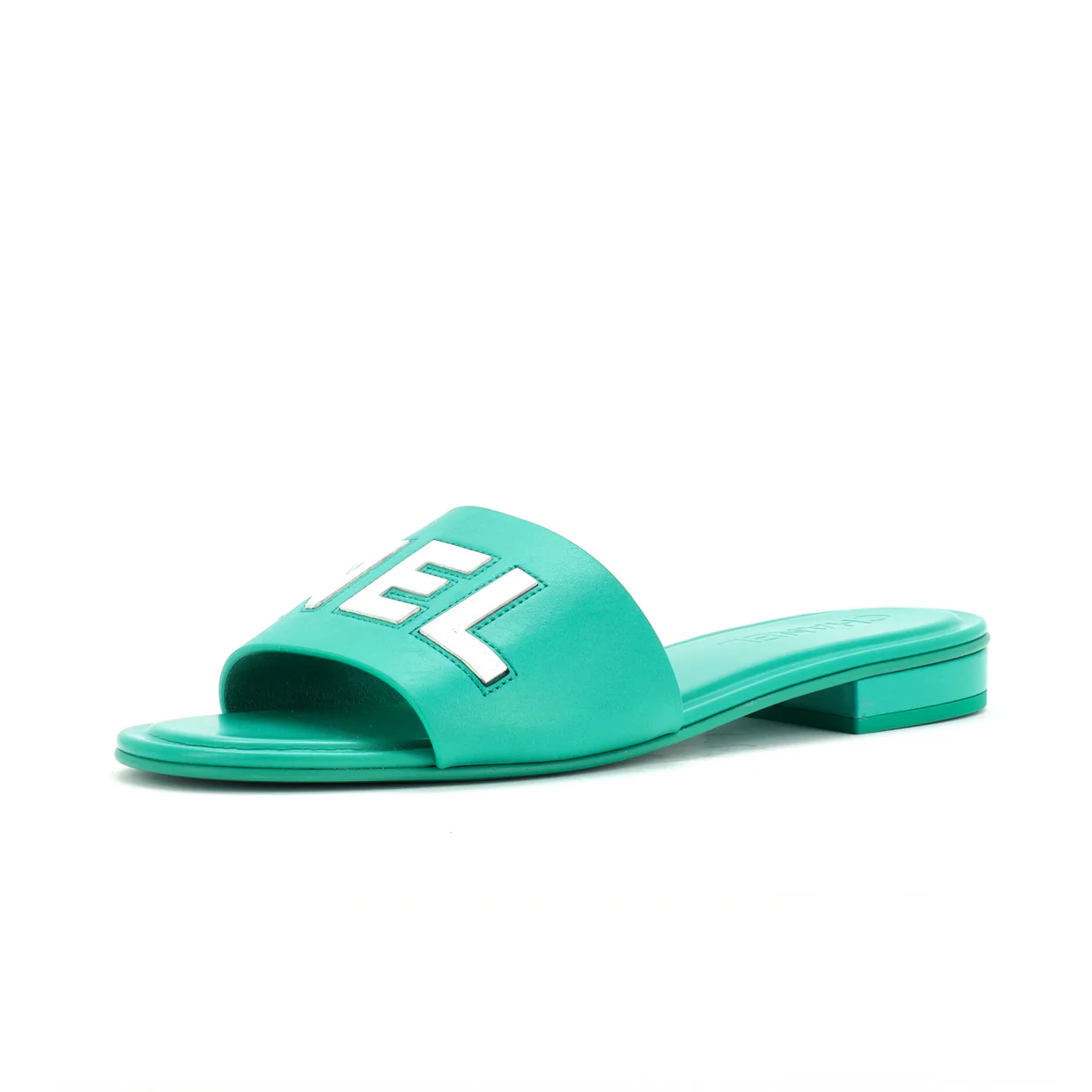 Women's CHA-NEL Mule Sandals Leather - Deep Luxury