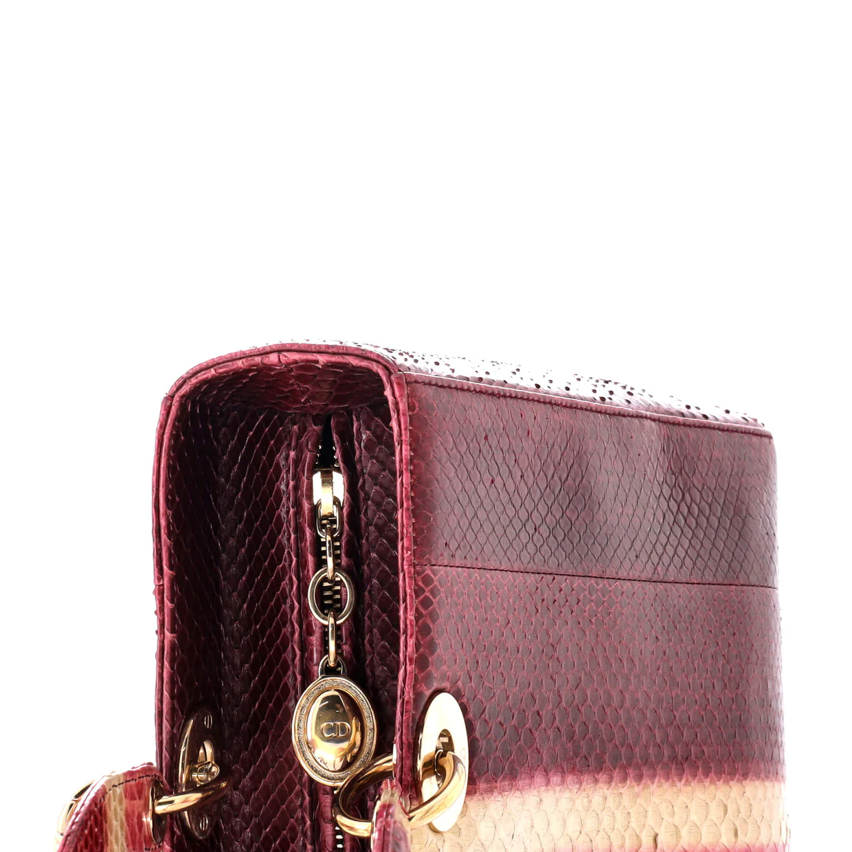 Lady Dior Bag Python Large - Deep Luxury