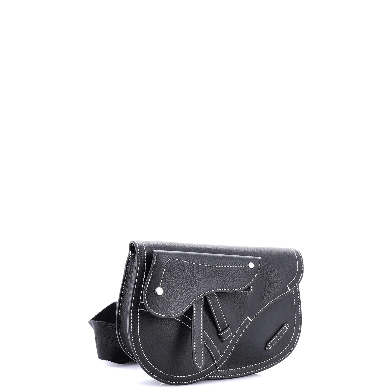 Saddle Messenger Pouch Leather - Deep Luxury