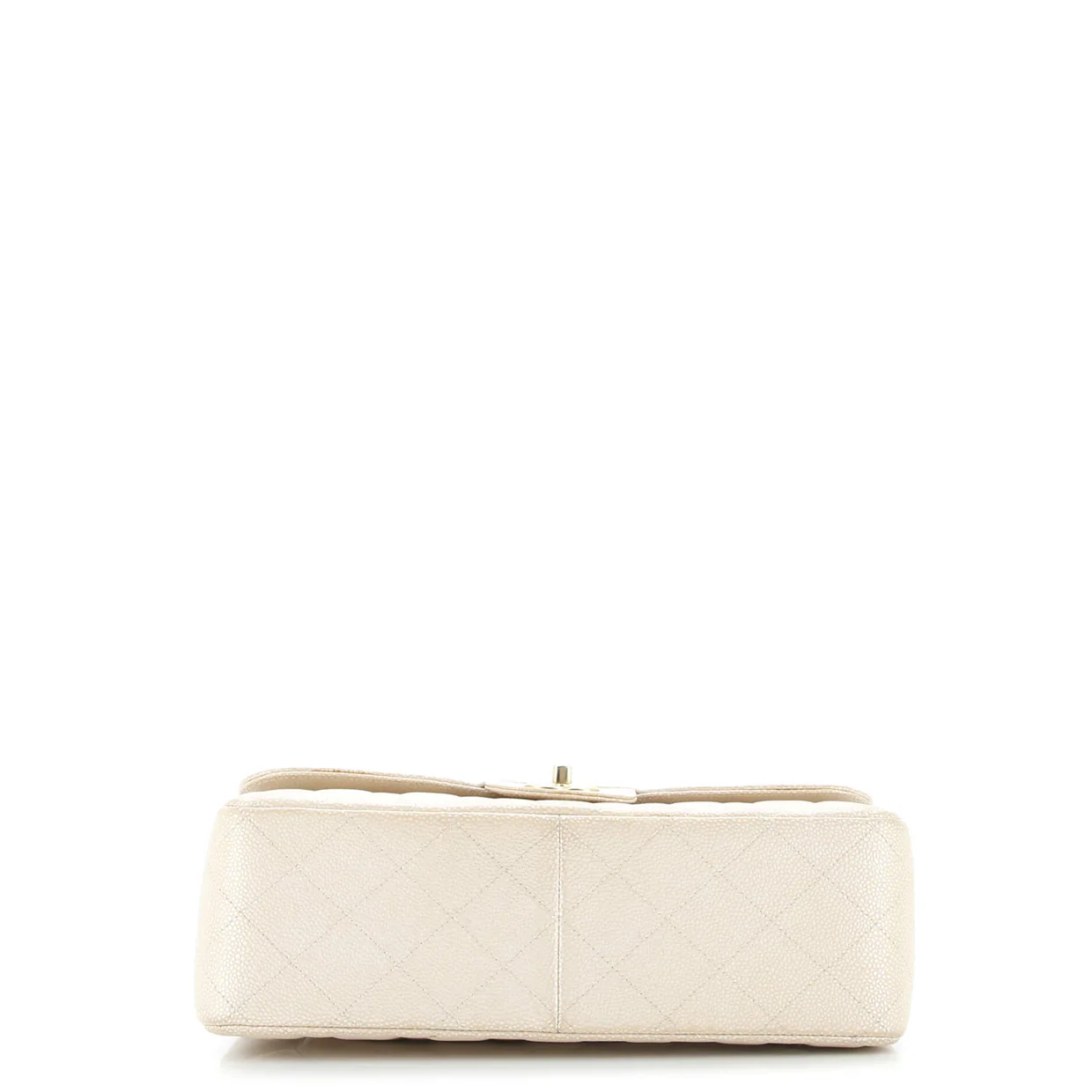 Classic Double Flap Bag Quilted Iridescent Caviar Jumbo - Deep Luxury