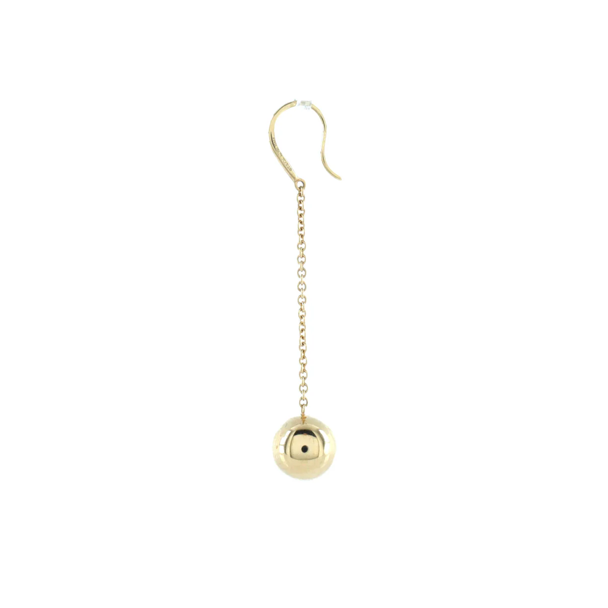 HardWear Ball Hook Drop Earrings 18K Yellow Gold 10mm - Deep Luxury