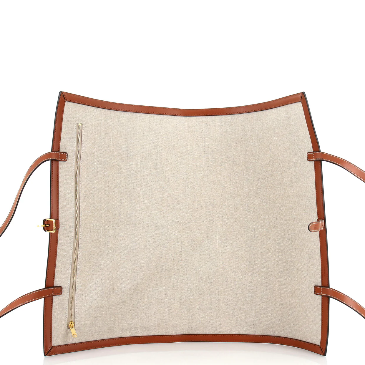 St. Tropez Towel Carrier Tote Bag Canvas with Leather - Deep Luxury