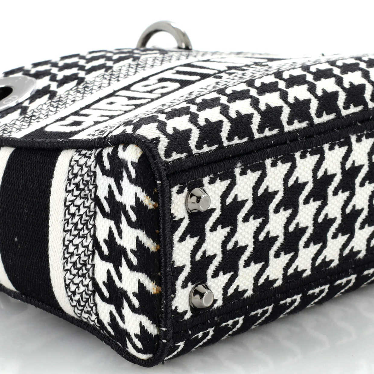 Lady D-Lite Bag Embroidered Canvas Mini - Deep Luxury