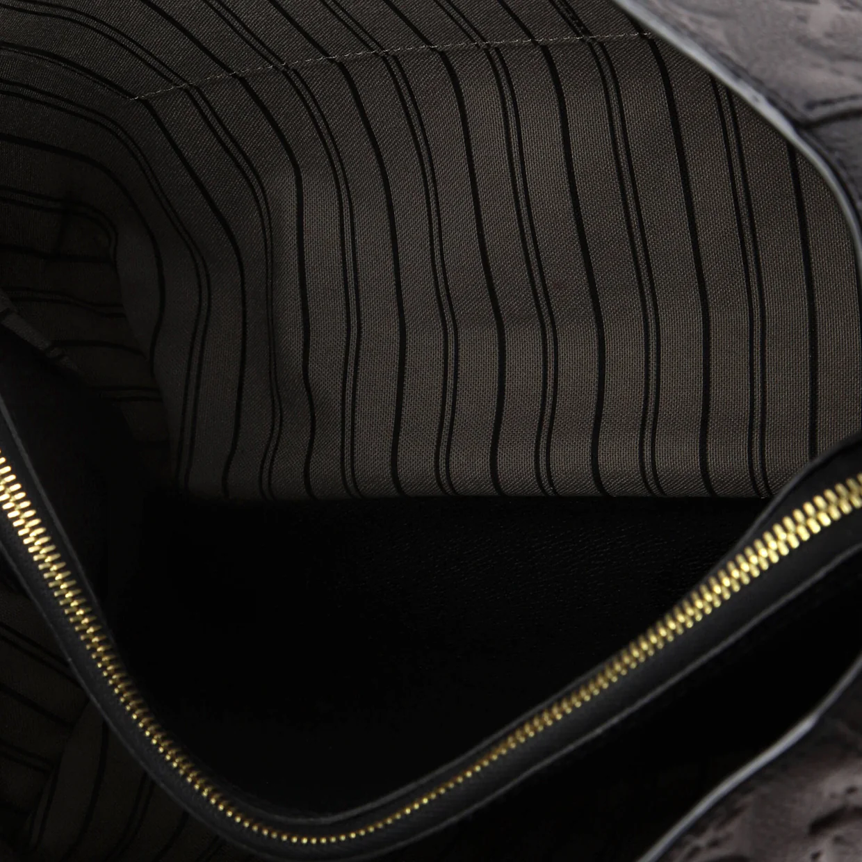 Montaigne Handbag Monogram Empreinte Leather GM - Deep Luxury