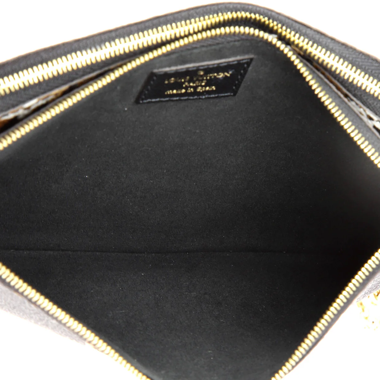 Double Zip Pochette Limited Edition Jungle Monogram Giant - Deep Luxury