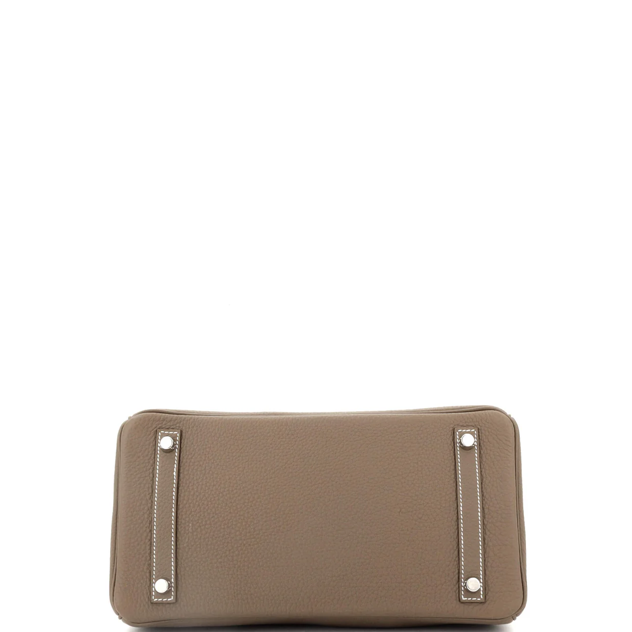 Birkin Handbag Grey Togo with Palladium Hardware 30 - Deep Luxury