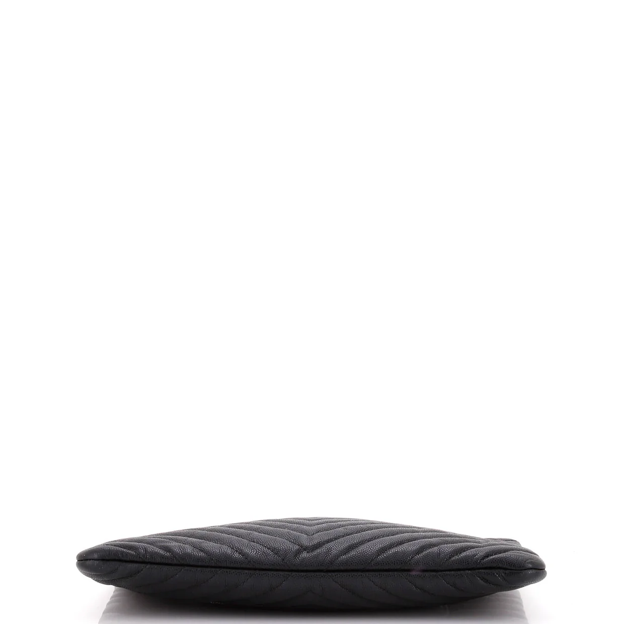 O Case Clutch Chevron Caviar Medium - Deep Luxury