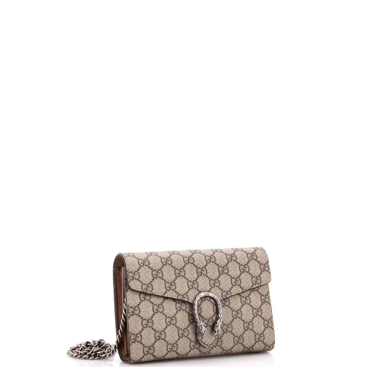 Dionysus Chain Wallet GG Coated Canvas Small - Deep Luxury