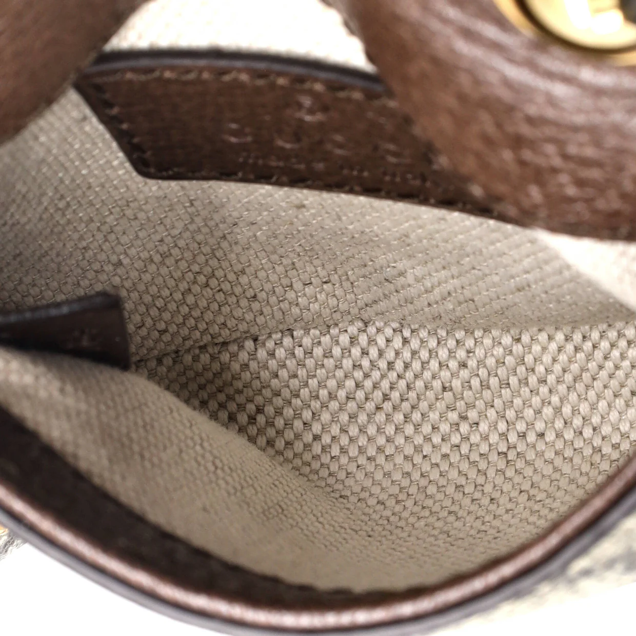 Blondie NM Card Case Wallet with Strap GG Coated Canvas - Deep Luxury