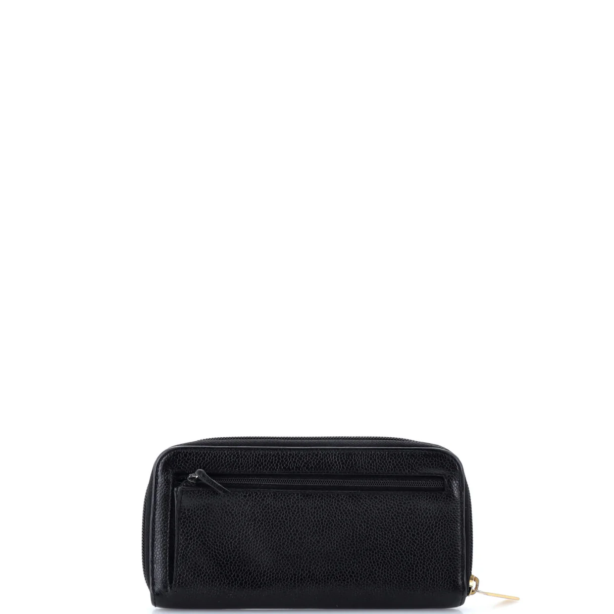 Timeless CC Zipped Wallet Caviar Long - Deep Luxury