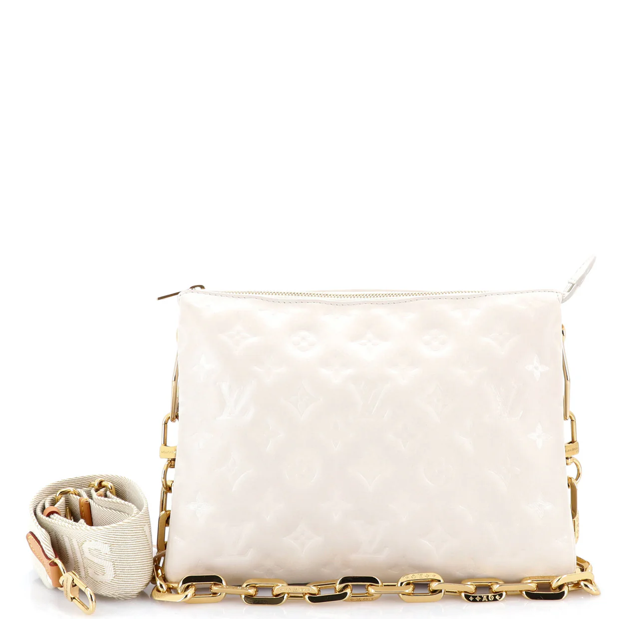 Coussin Bag Monogram Embossed Lambskin PM - Deep Luxury