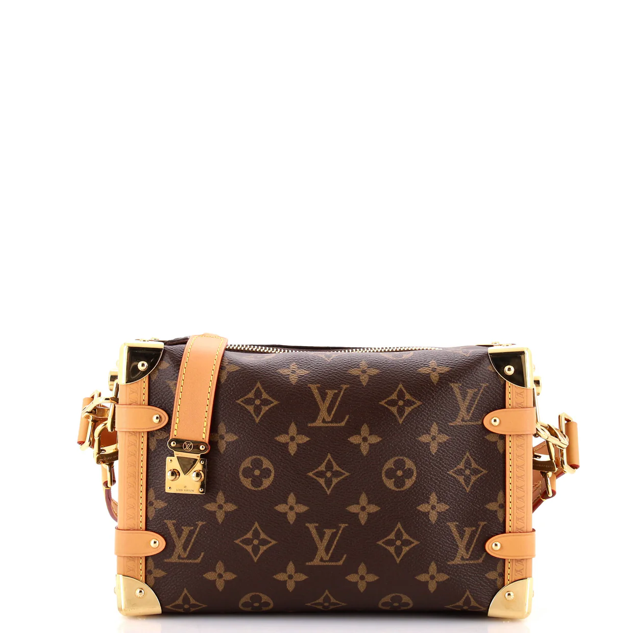 Side Trunk Handbag Monogram Canvas MM - Deep Luxury