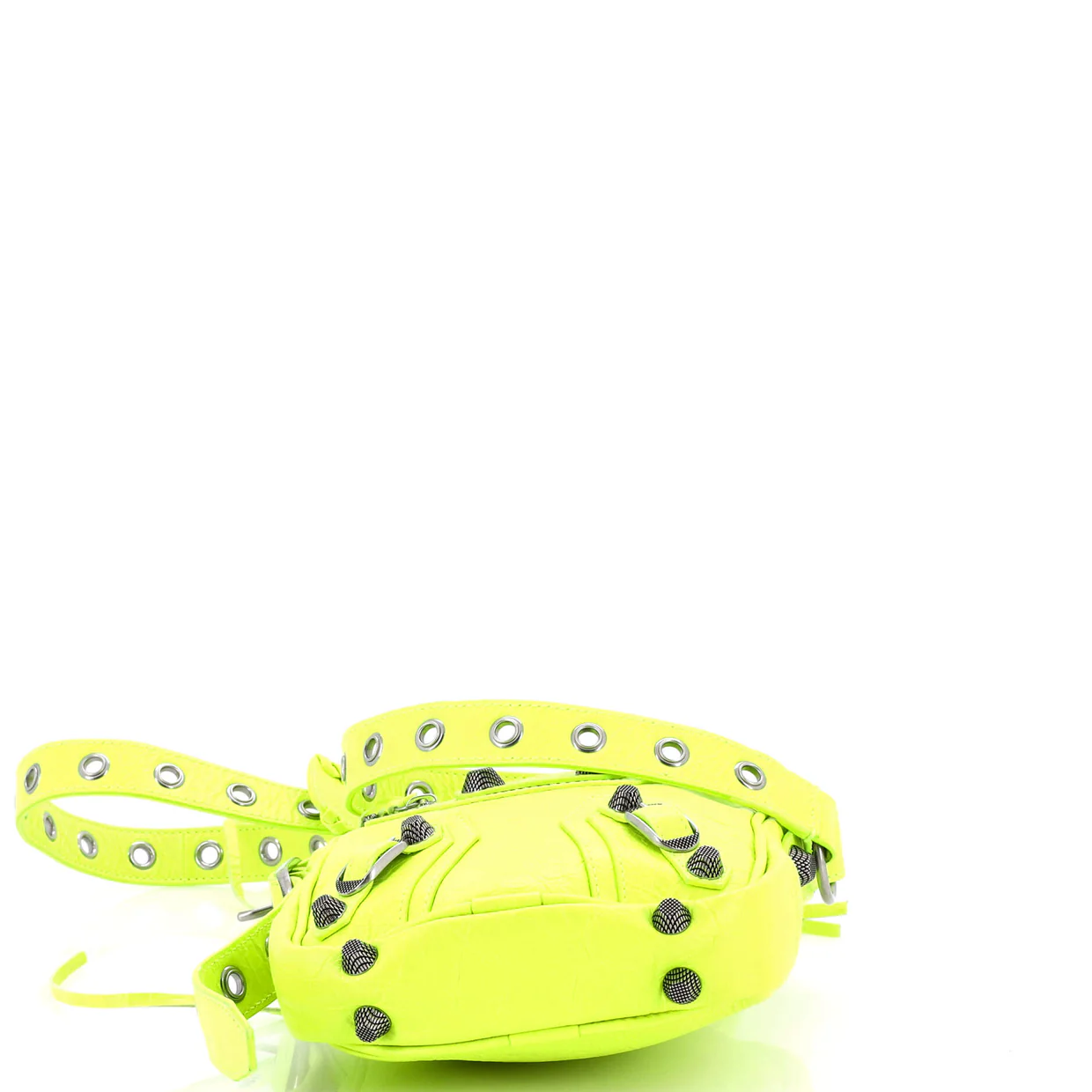 Le Cagole Giant Studs Crossbody Bag Leather - Deep Luxury