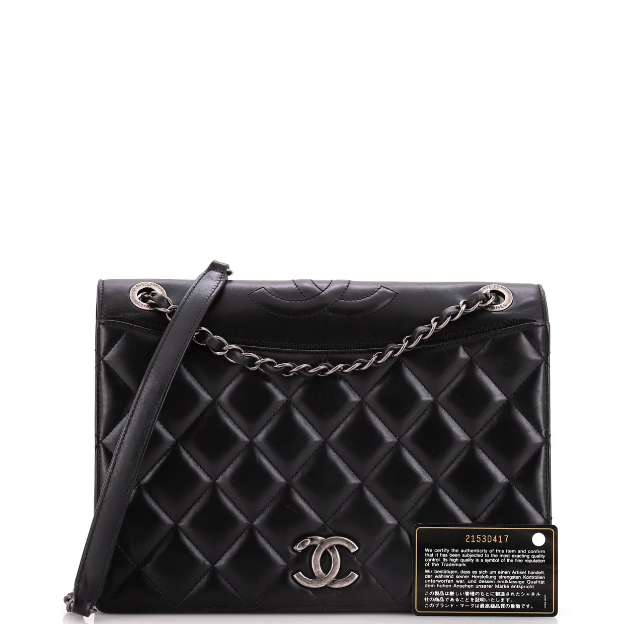 Ballerine Flap Bag Quilted Lambskin Medium - Deep Luxury
