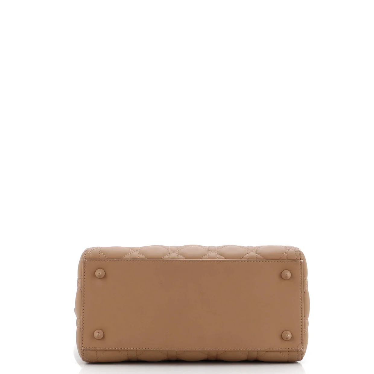 Ultra Matte Supple Lady Dior Bag Cannage Studded Lambskin Medium - Deep Luxury