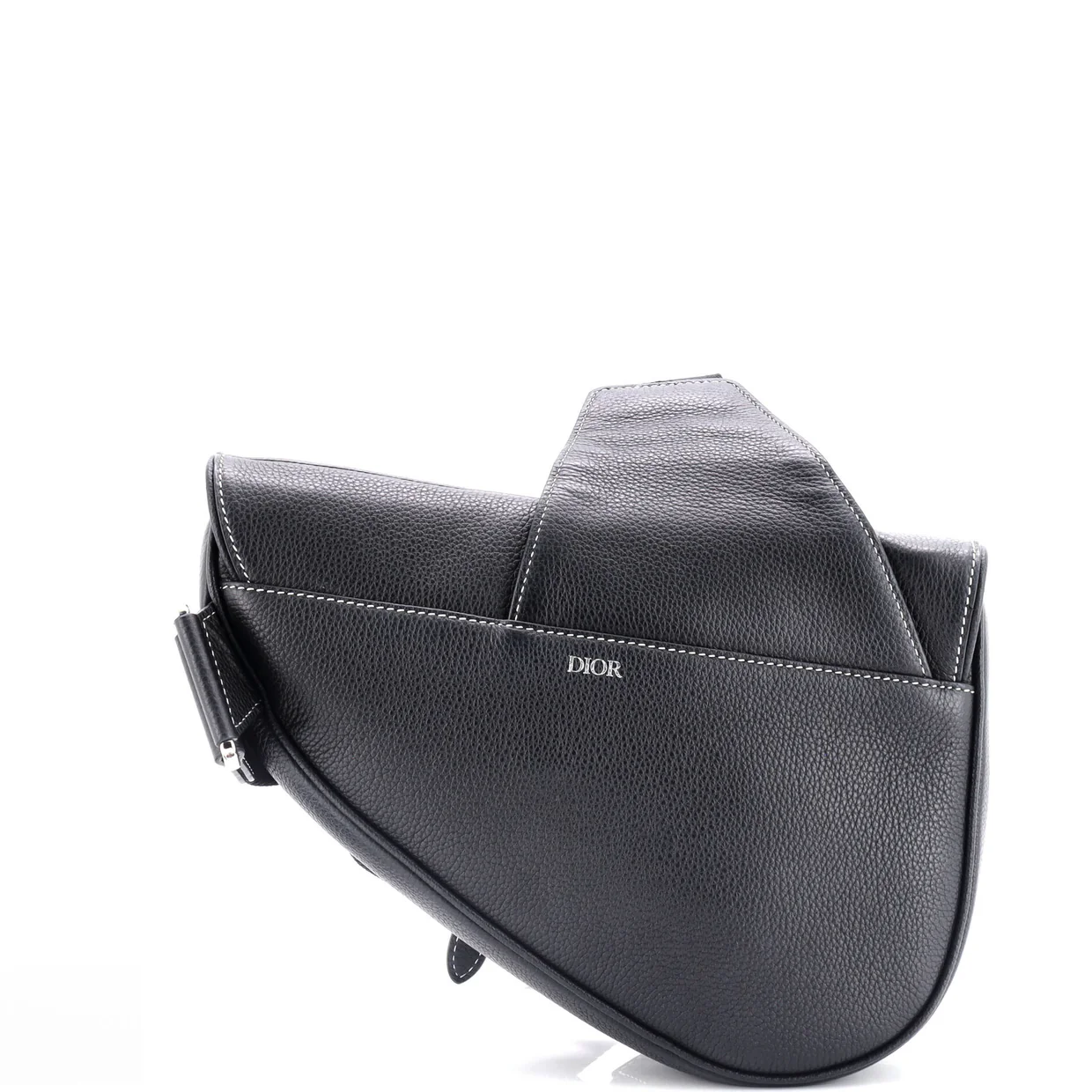Shawn Stussy Saddle Crossbody Bag Leather with Applique - Deep Luxury