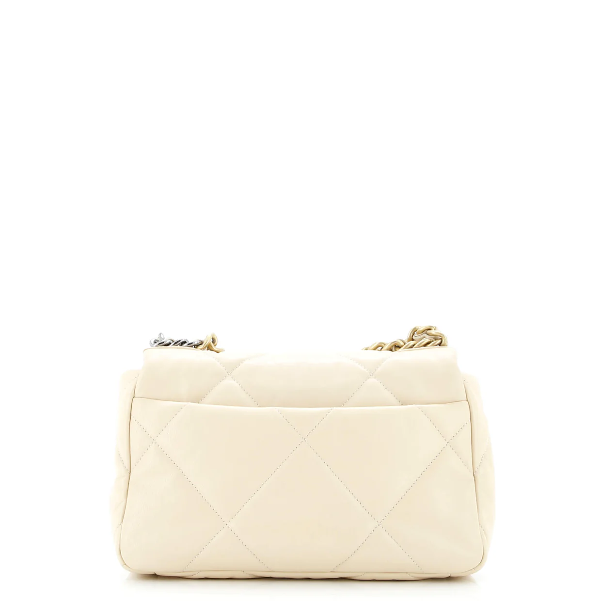 19 Flap Bag Quilted Leather Medium - Deep Luxury