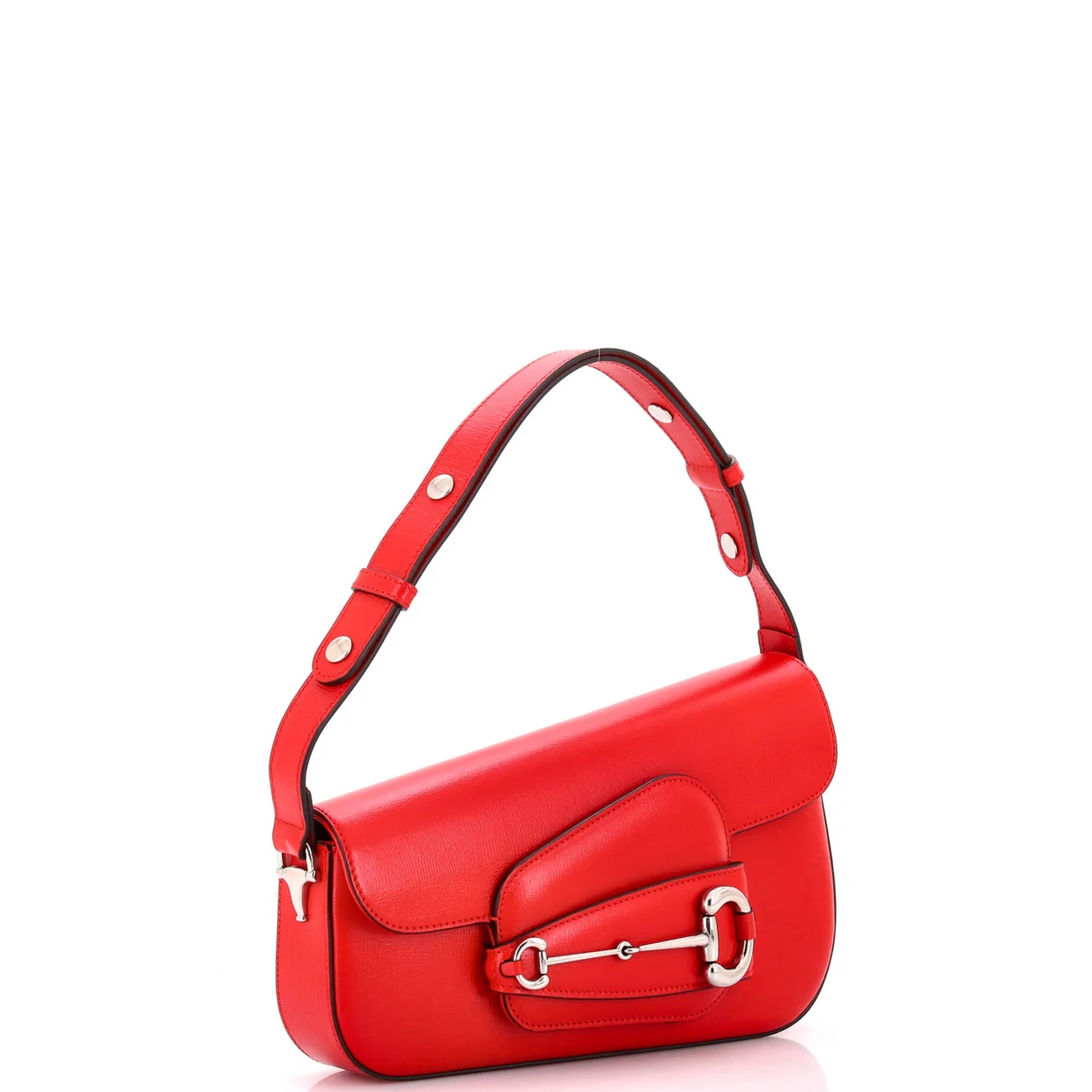 Horsebit 1955 Asymmetric Shoulder Bag Leather Small - Deep Luxury