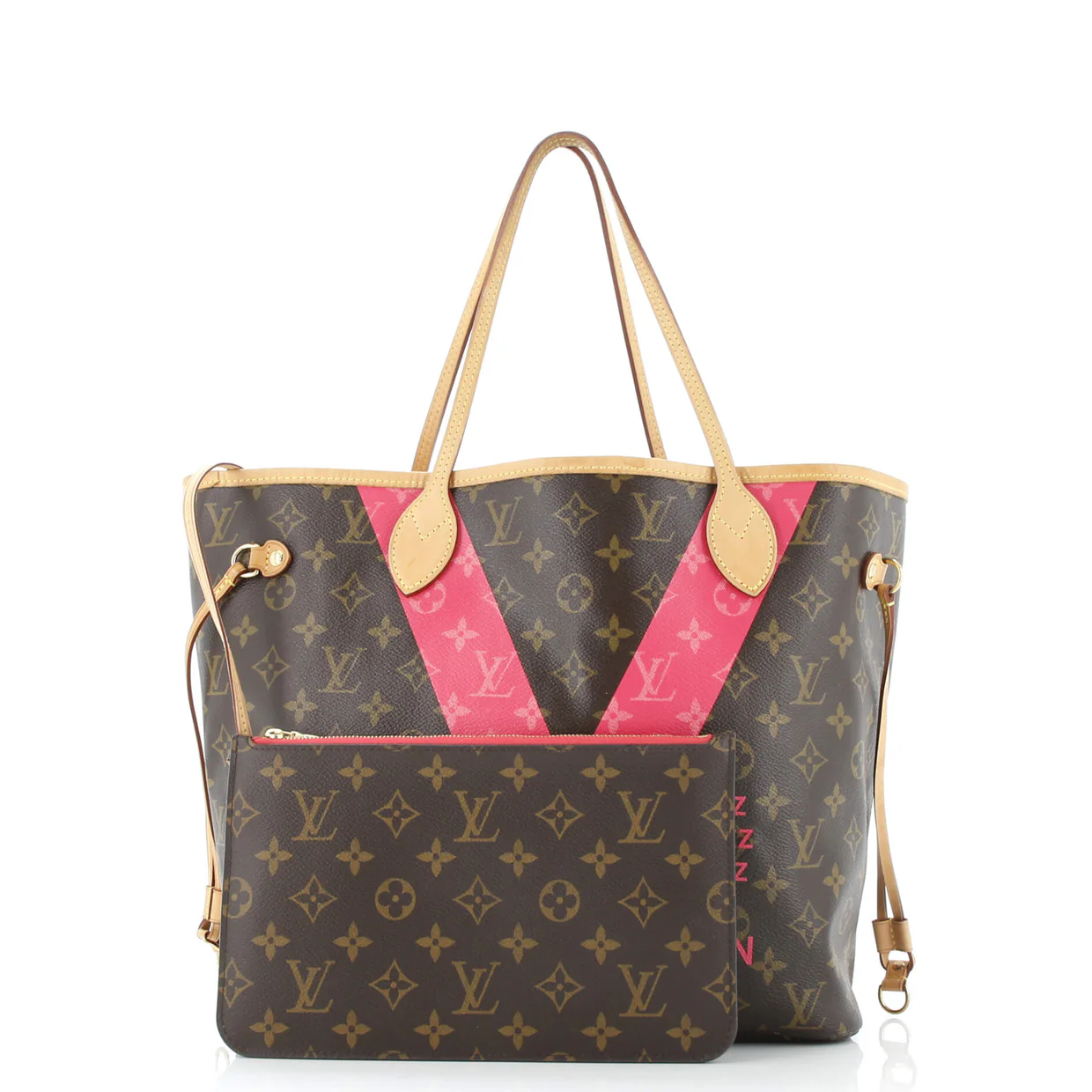 Neverfull NM Tote Limited Edition V Monogram Canvas MM - Deep Luxury