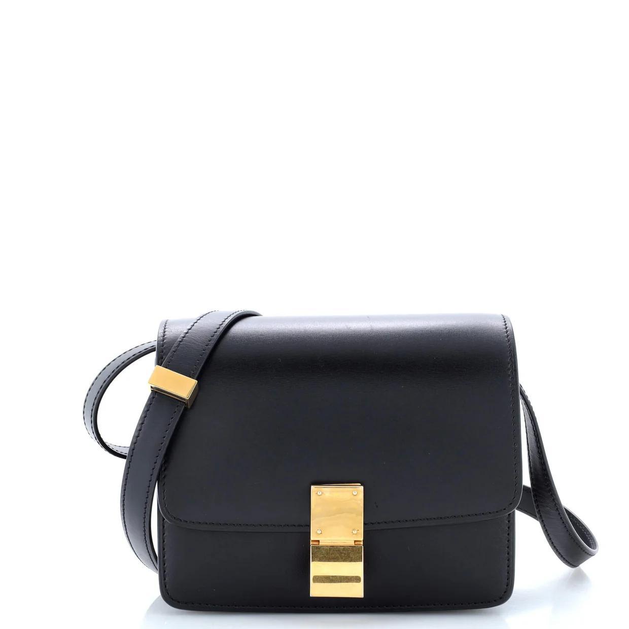 Classic Box Bag Smooth Leather Teen - Deep Luxury