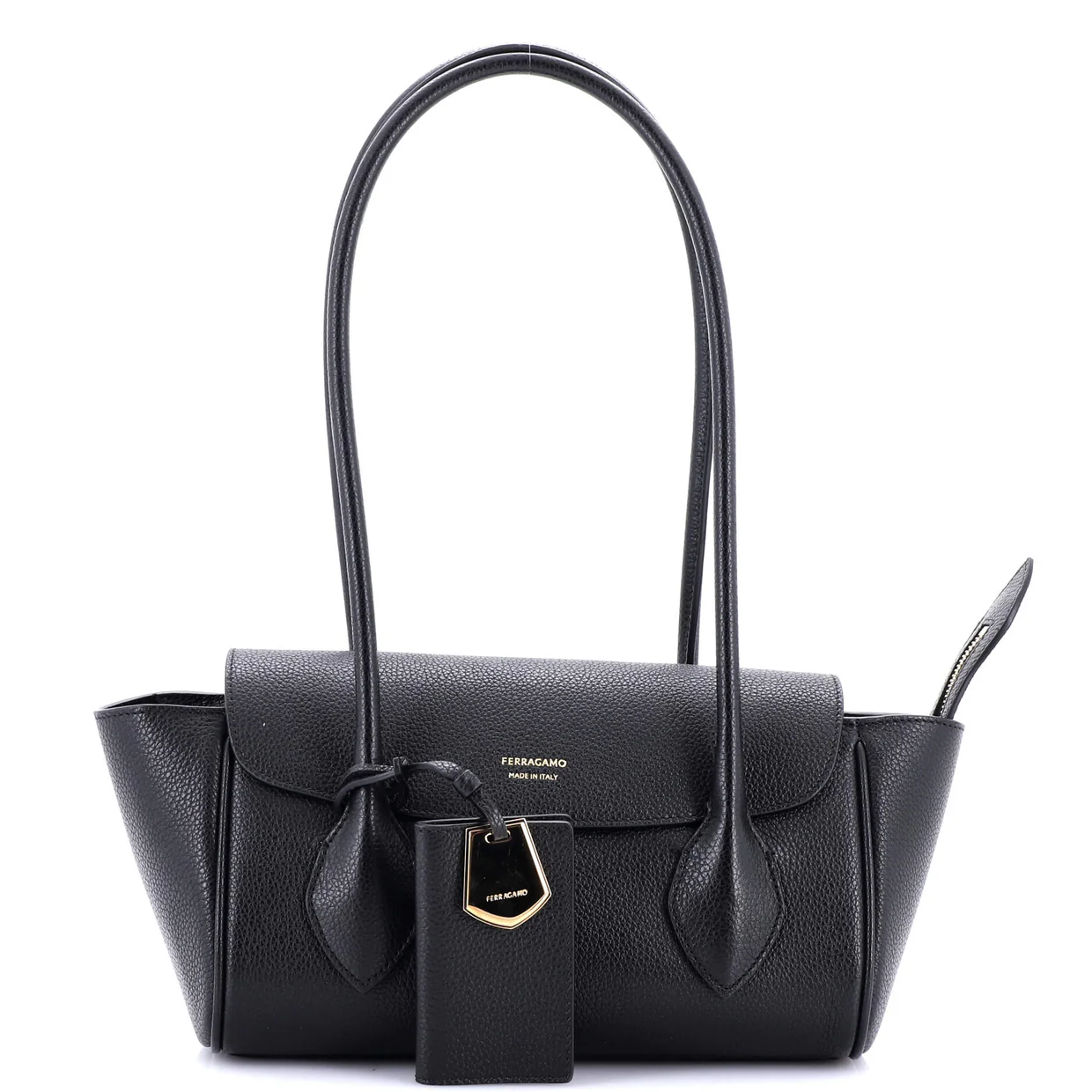 Firenze East West Tote Bag Leather Small - Deep Luxury