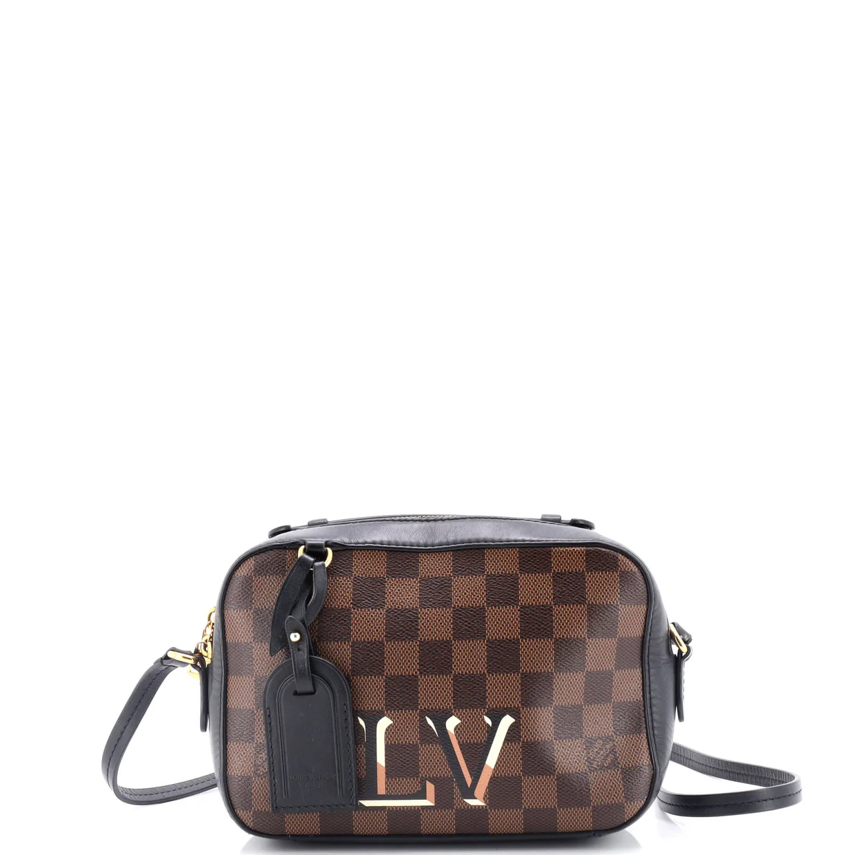 Santa Monica Crossbody Bag Damier - Deep Luxury