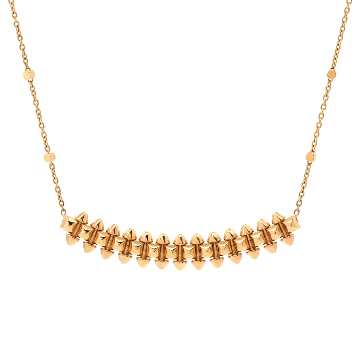 Clash de Cartier Pendant Necklace 18K Rose Gold Small - Deep Luxury